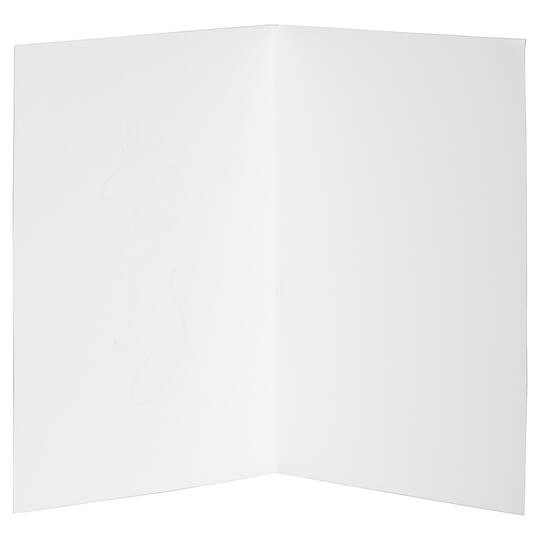 JAM Paper Thank You Card Set with Silver Script
